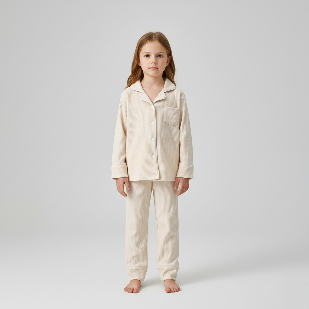 Pyjama Velours Enfant – Ensemble Chaud et Douillet pour l’Hiver