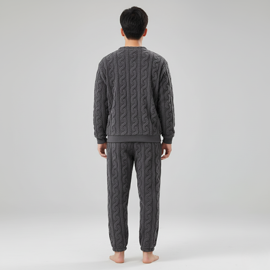 Pyjama Pilou Pilou Homme – Ensemble Polaire Doux et Chaud pour l’Hiver