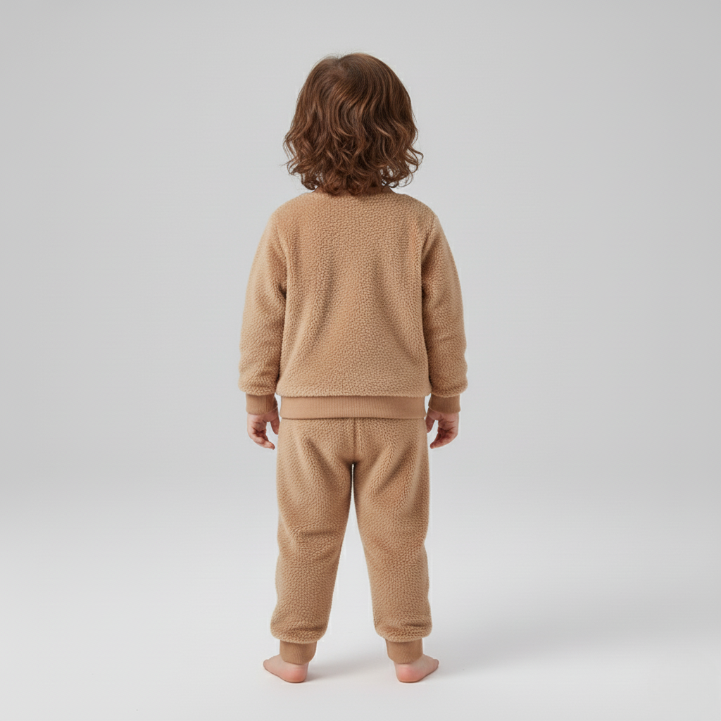 Pyjama Dinosaure Enfant – Ensemble Polaire Chaud avec Motif Rigolo