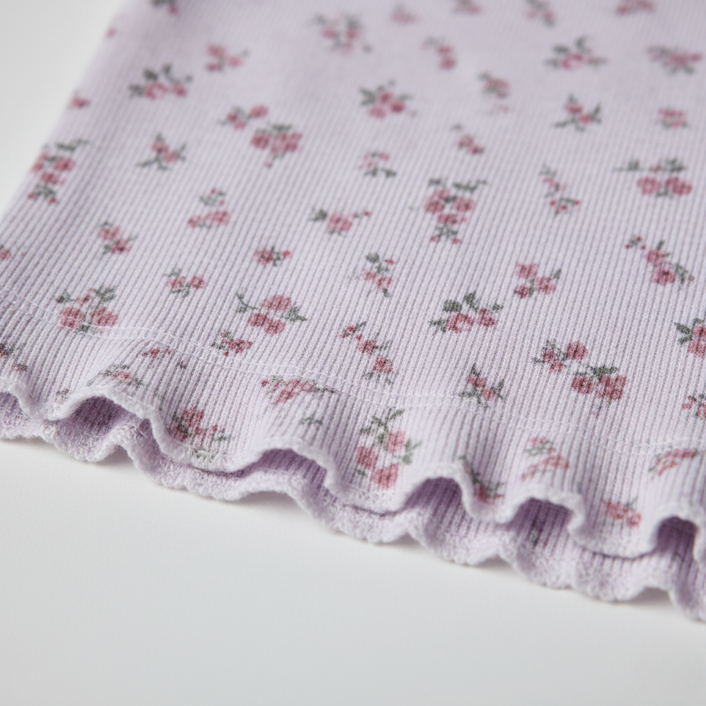 Pyjama Femme Long Fleuri – Ensemble Confort à Manches Longues