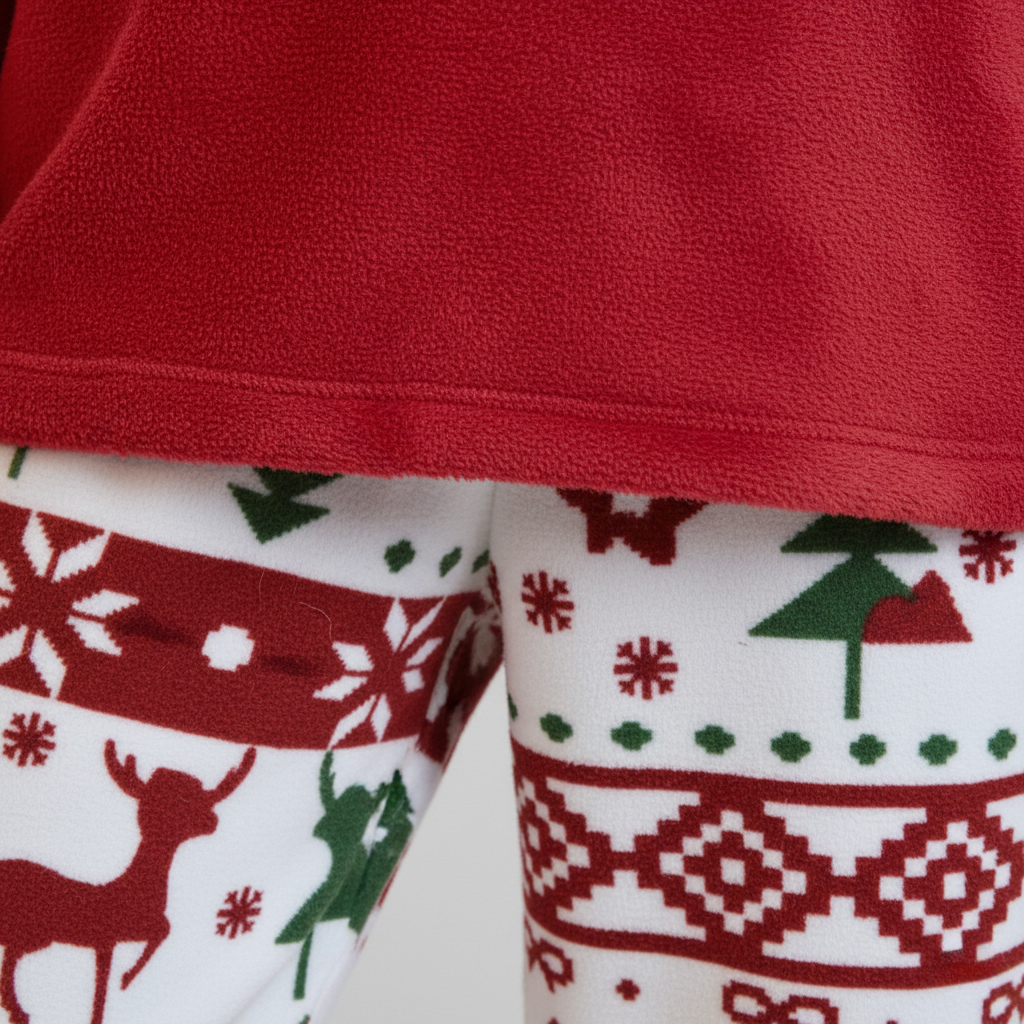 Pyjama Noël Femme – Ensemble Hiver à Motifs Festifs