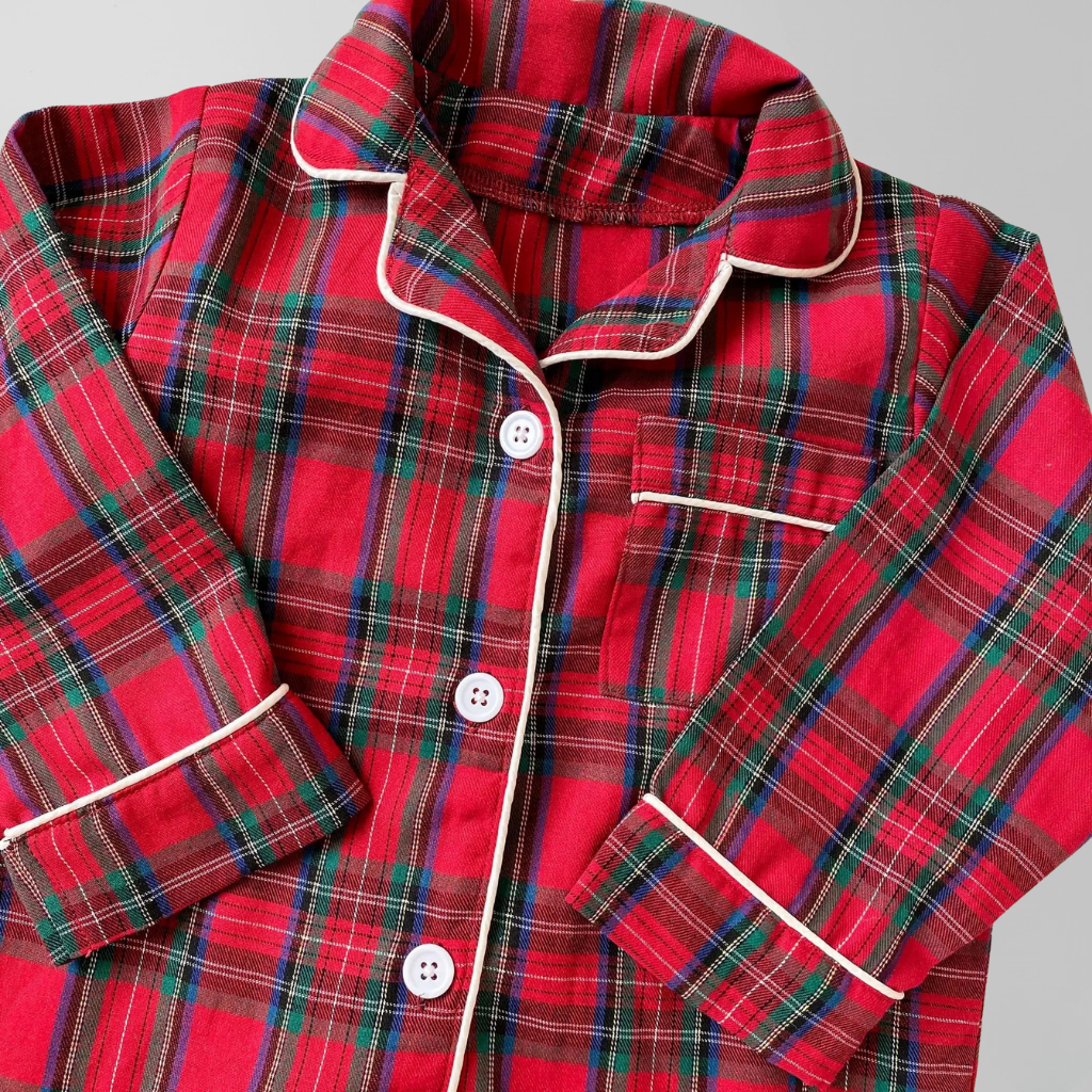 Pyjama Carreaux Enfant – Ensemble Classique Confortable