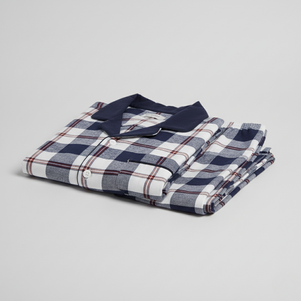 Pyjama Carreaux Homme – Ensemble Confortable et Intemporel
