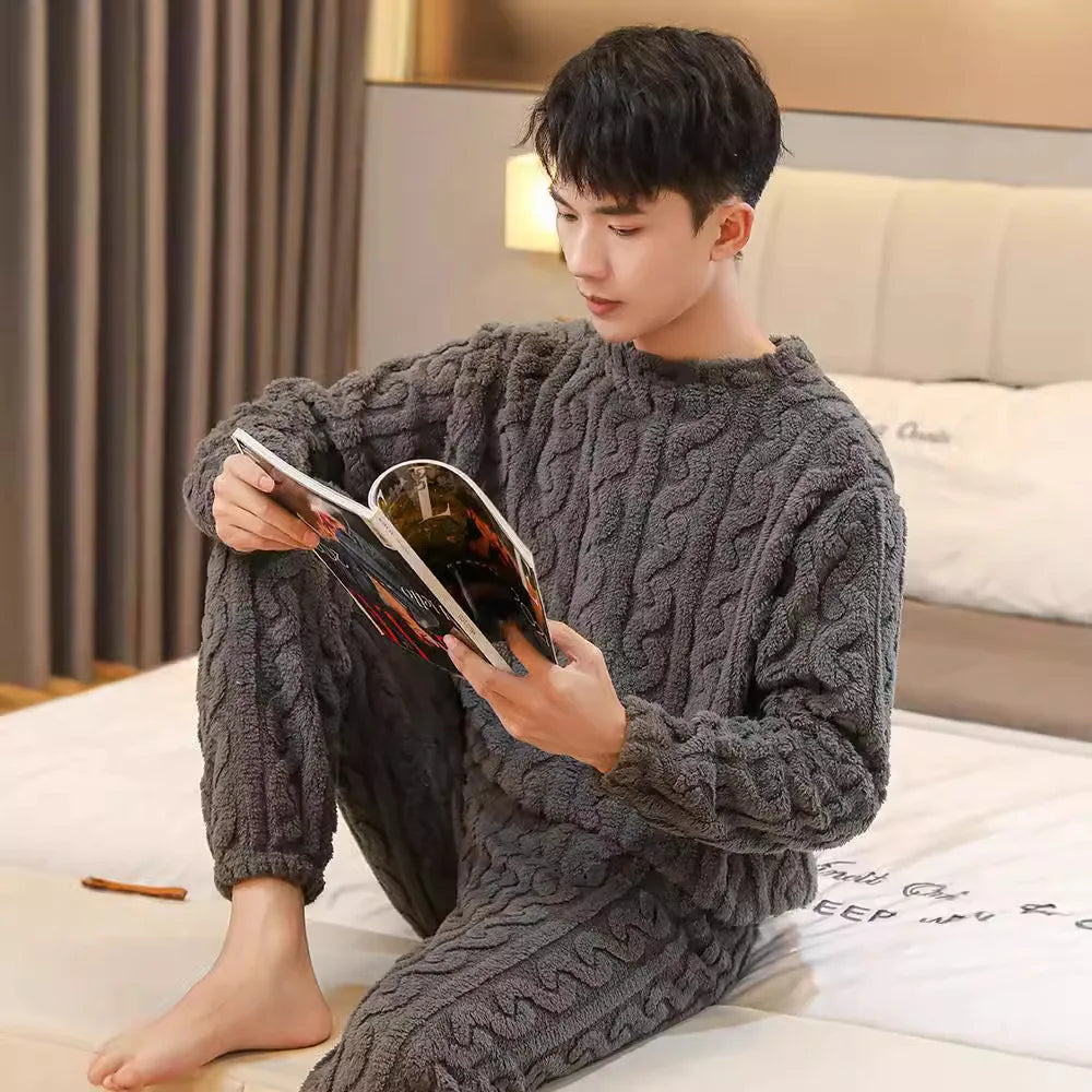 Pyjama Pilou Pilou Homme – Ensemble Polaire Doux et Chaud pour l’Hiver
