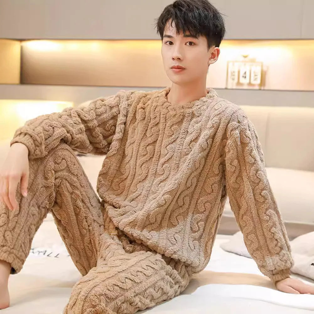 Pyjama Pilou Pilou Homme – Ensemble Polaire Doux et Chaud pour l’Hiver