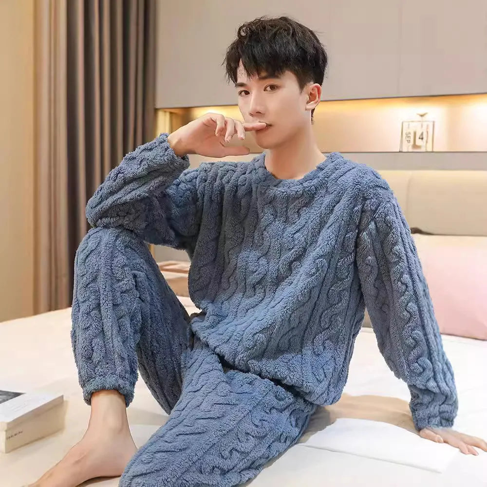 Pyjama Pilou Pilou Homme – Ensemble Polaire Doux et Chaud pour l’Hiver