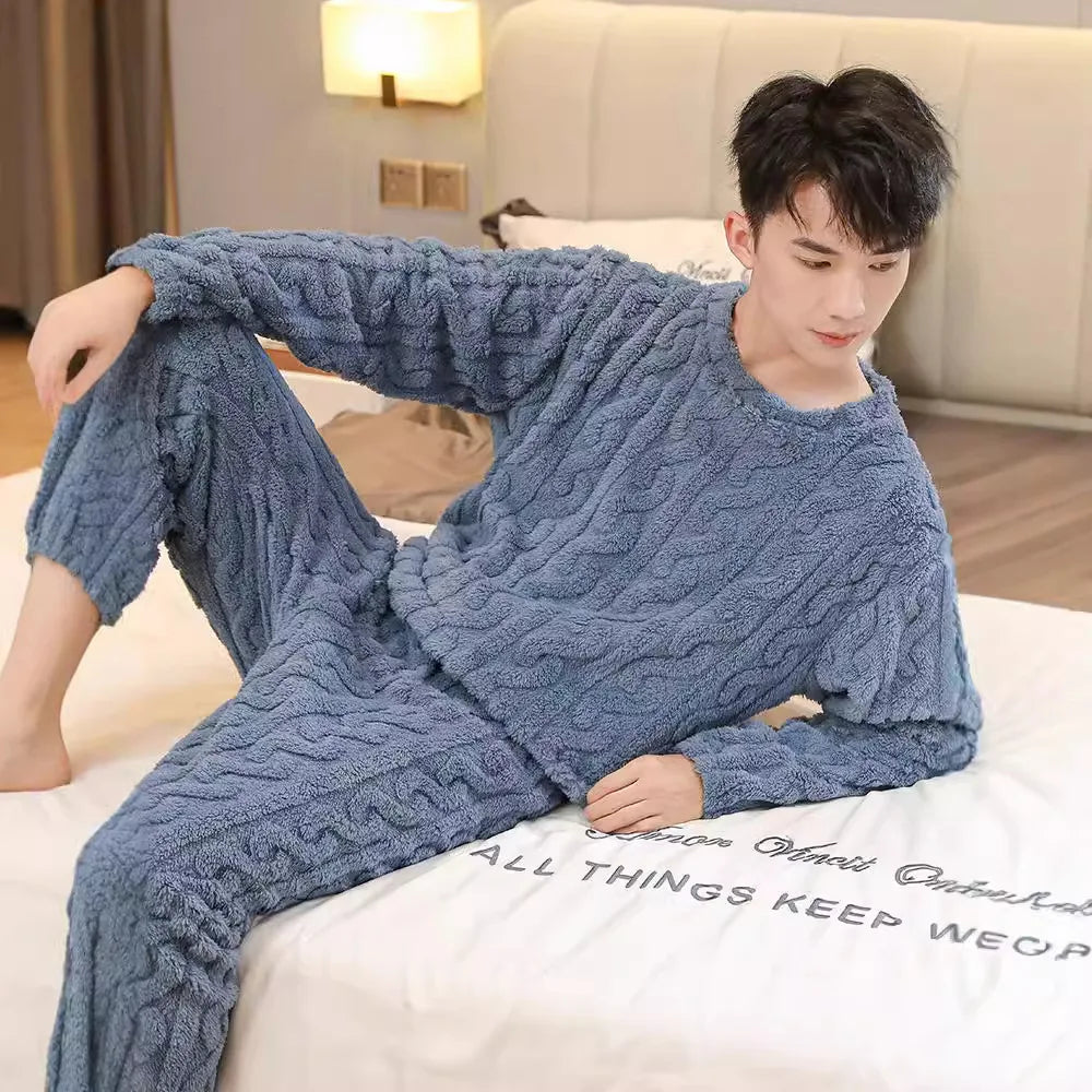 Pyjama Pilou Pilou Homme – Ensemble Polaire Doux et Chaud pour l’Hiver