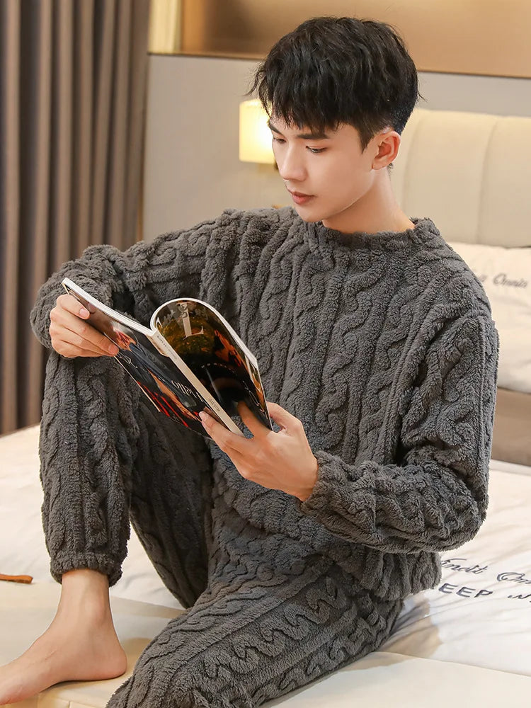 Pyjama Pilou Pilou Homme – Ensemble Polaire Doux et Chaud pour l’Hiver