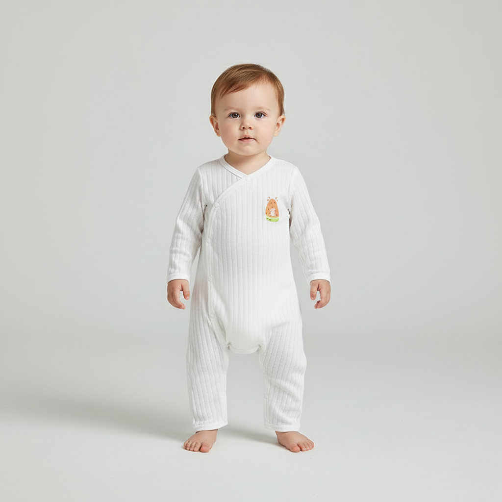Pyjama Bébé Coton – Grenouillère Douce et Respirante