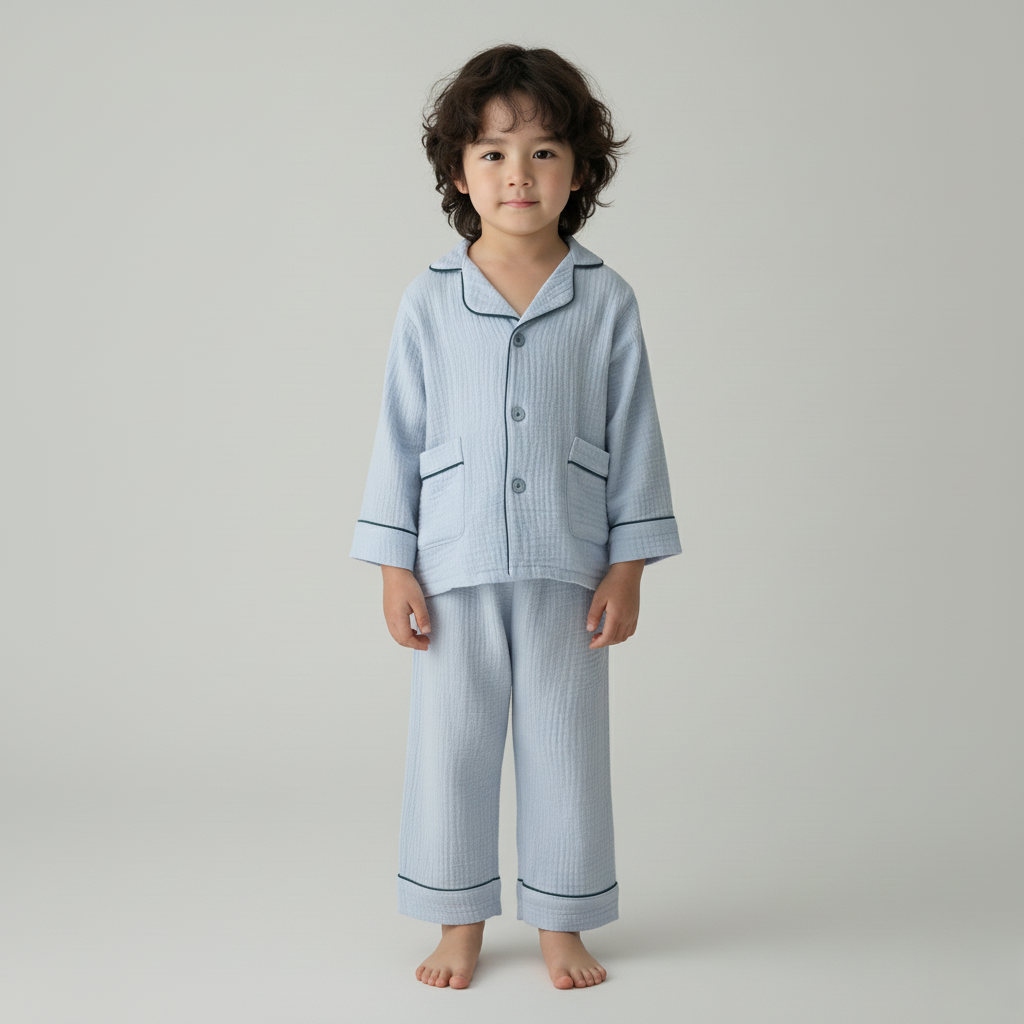 Pyjama Chic Enfant – Ensemble Élégant et Confortable