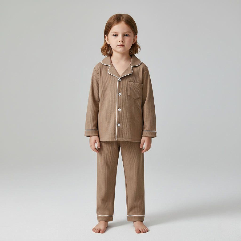 Pyjama Velours Enfant – Ensemble Chaud et Douillet pour l’Hiver