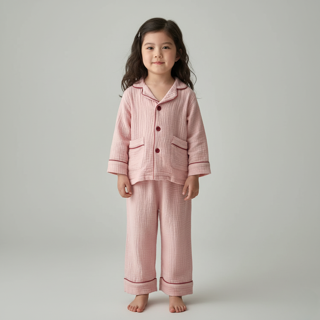 Pyjama Chic Enfant – Ensemble Élégant et Confortable