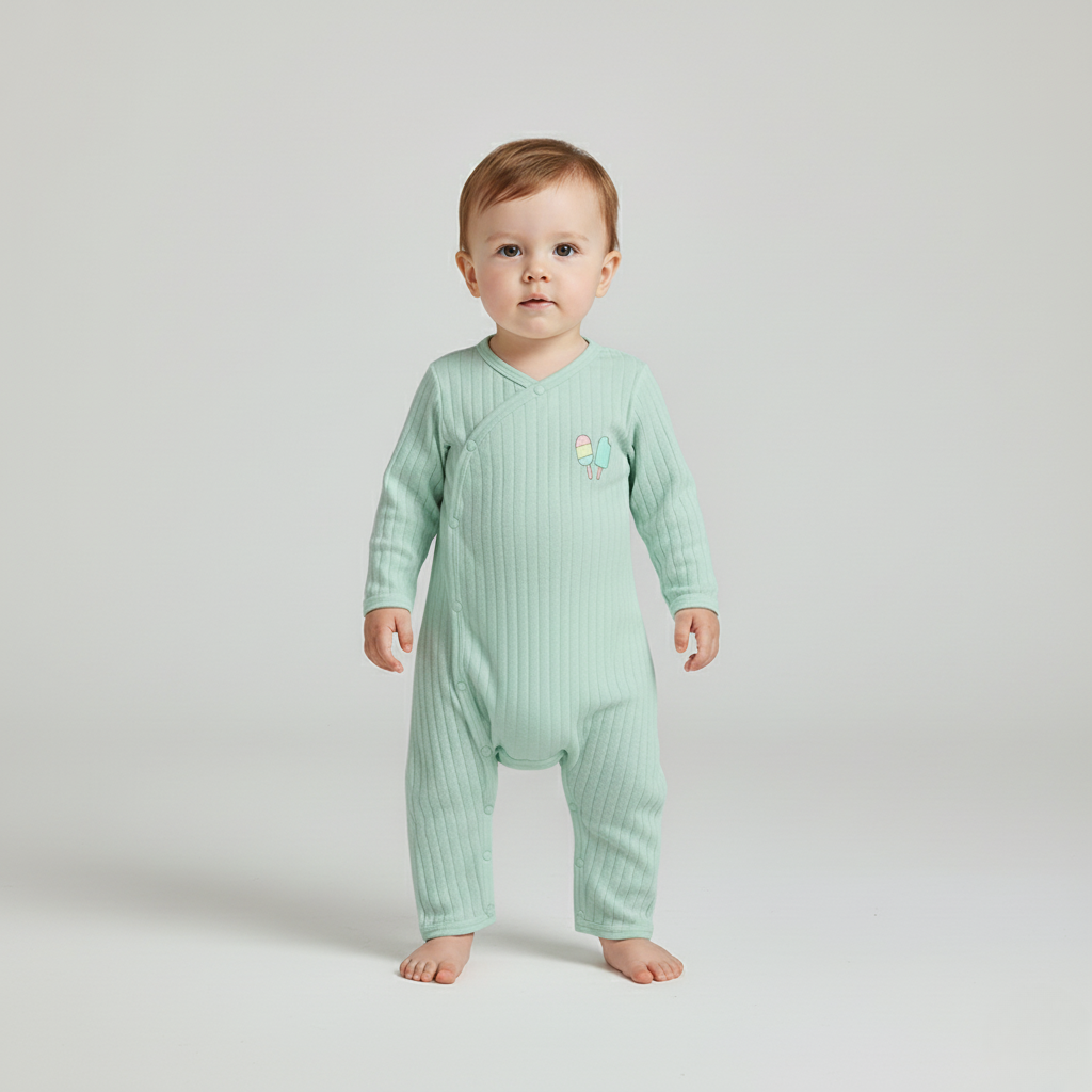 Pyjama Bébé Coton – Grenouillère Douce et Respirante