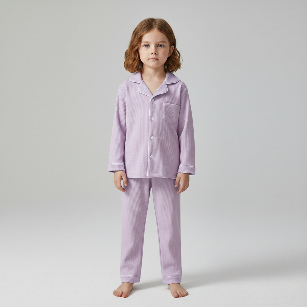 Pyjama Velours Enfant – Ensemble Chaud et Douillet pour l’Hiver